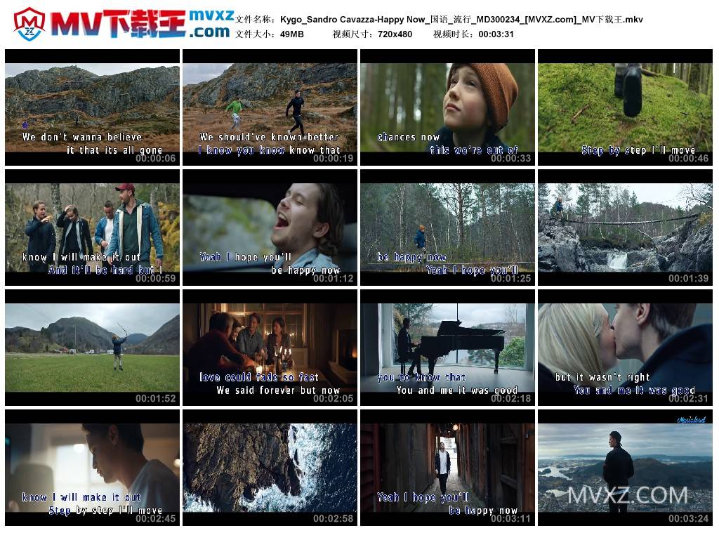 Kygo_Sandro Cavazza-Happy Now_国语_流行_MD300234